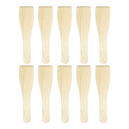 Lot de 10 Spatules en Bois pour Planche à Fromage