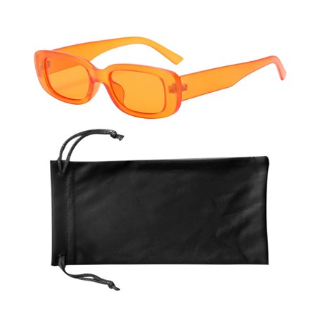 COACOM 1 Lunettes Orange Et 1 Sac De Verres
