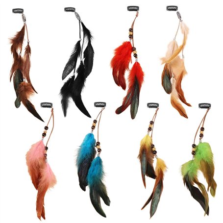 8 Pièces D'Épingles À Cheveux En Plumes