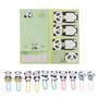 1 Ensemble De Blocs-Notes Panda Et 10 Morceaux De Trombones Panda