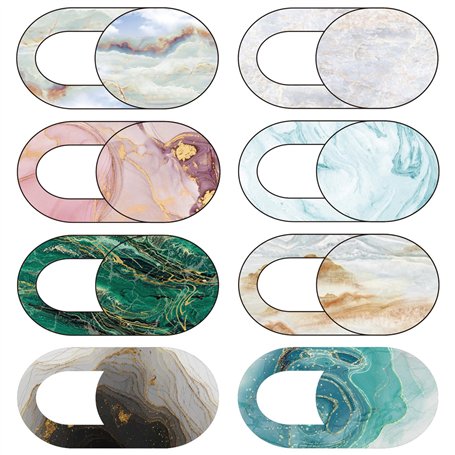 JTMKYO Lot de 8 housses de protection pour webcam