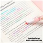18 Éléments De Surligneurs Colorés, Jolie Papeterie De Dessins Animés, Stylos De Marqueur De Texte, Étude Et Fournitures De Bure