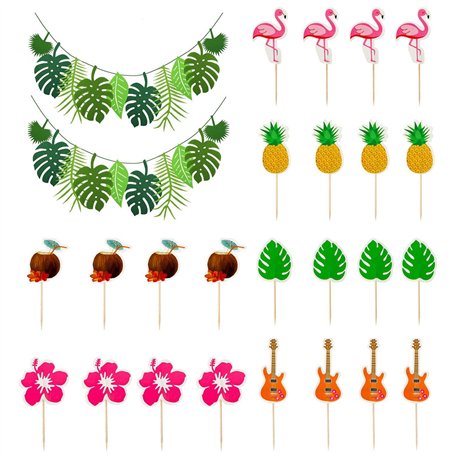 2 Morceaux De Feuilles De Palmier Tirer Un Drapeau