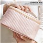 Sac de Cosmétique Imperméable et Résistant à la Moule - Portable pour le Transport Articles, rose, Style féminin