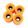 POFET Longboard Lot de 4 roues de rechange pour skateboard Cruiser Pennyboard Waveboard Snakeboard 78A Orange 60 x 45 mm