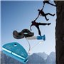 Descendeur d'escalade Butée autobloquante Alpinisme Mousqueton Attache pour Corde
