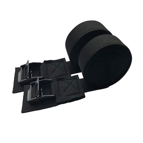 Tiardey 1 Paire de Sangles d'arrimage Noires de 10 Pieds
