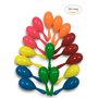 GuassLee 24pcs Neon Maracas Shakers Mini 6 Couleurs bruiteurs pour Le Mexicain Cinco de Mayo Fiesta décoration de la pièce ou de