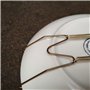 iPobie 10 Pièces Cintre Assiette Mural pour la Décoration de la Maison et Le Rangemen avec 10 Crochets Muraux