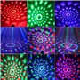 Lumières disco U 'King, télécommande DJ Party Lights 3 W 7 couleurs lumière stroboscopique activée par le son lumières de fête p