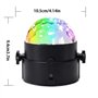 Lumières disco U 'King, télécommande DJ Party Lights 3 W 7 couleurs lumière stroboscopique activée par le son lumières de fête p