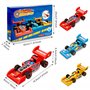 Voiture de Course Bricolage Kit pour Enfant, 3 Pièces Voiture en Bois Activite Manuelle pour Construire et Peindre, Jeu Bricolag