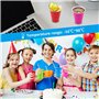 Vexillic Gobelet Plastique Reutilisable, 70 Pièces Gobelets Pong Anniversaire 400 ML pour Adultes pour pour Boissons Chaude Froi