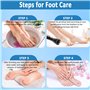 Beihre Rapeuse Pieds Électrique,18 en 1 Kit de Râpe Ponceuse Pieds Anti-callosité Scalpel Pedicure Ponceuse Pied Rechargeable po