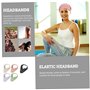 JJiaoLinin Turban Femme, 5 Pièces Unie Bandanas, Bandanas Triangulaires pour Femme, Bandeaux élastiques Bohème, pour Femmes et F