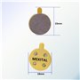 MEXITAL 2 Paires Plaquettes de Frein Vélo à Disque pour Zoom DB280 DB350 DB450 DB550 DB650 Alongha SNG Apse Artek Apollo Shockwa