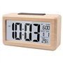 Gvolatee Réveil Digital Lumineux en Bois