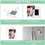 Legpador 20 PCS Cadre Photo Magnetique Aimanté, Magnet Frigo Personnalisable, Porte Photo Magnetique, Aimant Frigo Personnalisab