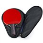 Lipeed Housse de Raquette de Tennis de Table, Sac de Raquette de Pong avec Rangement balles, Housse de Raquette pour Raquettes, 