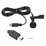 Andoer 150cm Portable Mini Clip-on Omni-Directional Stereo USB Mic Microphone pour PC Computer/pour Gopro 3 3+ 4 (# 2)