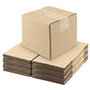 PINGEUI Lot de 20 boîtes carrées en carton ondulé de 15 x 15 x 15 cm pour envoi