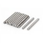 sourcing map Tige Filetée M5x50mm Acier inoxydable 304 entièrement filetée tige Ton argent goujons 20pcs