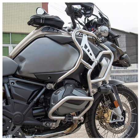 Fayedenicy Protection latérale de réservoir de Moto en Acier Inoxydable