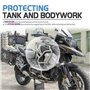 Fayedenicy Protection latérale de réservoir de Moto en Acier Inoxydable, Extension de Pare-Choc autoroute, Accessoire de Protect