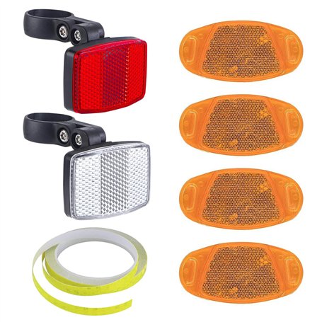 Kzouenzu Catadioptre Vélo [6 Pièces]