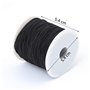 100 mètres 0,8 mm Fil élastique pour fabrication de bijoux Bracelet Artisanat Noir