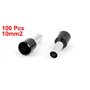sourcingmap 100pcs 10mm2 Embout de Câble Embout de Câblage Cosse à Sertir électrique Fil Sertissage Borne Connecteur Terminal Vi