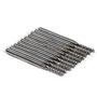 10Pcs Ti forage fraise coupe Outils CNC carbure ensemble d'usines d'extrémité Fraiseuse 1.0-3.0mm (#2)