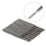 10Pcs Ti forage fraise coupe Outils CNC carbure ensemble d'usines d'extrémité Fraiseuse 1.0-3.0mm (#2)
