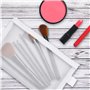 Meetory 6 Pièces Zip Mesh Zipper Pochettes Crayon, Trousse Zipper Organisateur Pochettes Crayon Multipurpose Organizer Sacs de R