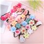 Lot de 6 bandeaux pour cheveux - Fleurs séchées - Pour enfants - Marguerites - Couronne de fleurs de mariage