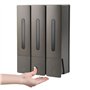 Lot de 3 Distributeurs de Savon Mural pour Douche