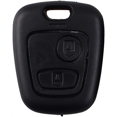 Heart Horse Clé à Distance FOB Compatible avec Peugeot 107 207 407 206 306 406 806 Citroen C1 C21 C3 C4 C5 2 Bouton (1)