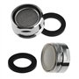 Lot de 2 aérateurs de robinet de rechange pour robinet d'évier de cuisine ou de salle de bain (NPT mâle 22 mm)