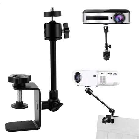 mimzemamz Support Videoprojecteur pour Cadre de Lit