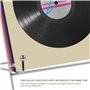 xyuayamz Support Vinyle, Porte Vinyle, Amovible Rangement Disque, Métal Cadre Disque, Accessoire Record pour Ranger Des Disques,