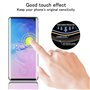 Tzstz 2 Pièces Verre Trempé pour Samsung Galaxy S10 4G Protection Écran ，3D curved glass，Sans Bulles, Anti-Rayures，HD Film de Pr