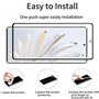 Tzstz 3+3 Pièces Verre Trempé pour Honor 70 5G Protection Écran ，3D Couverture Complète Film de Protection，Sans Bulles, Anti-Ray