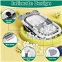 Bain pour BéBé Ergonomique avec ThermomèTre intéGré Pour