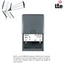LEYF Amplificateur + Alimentation 4 Sorties TV pour antenne terrestre TNT/préamplificateur HDTV Ampli pour TNT HD Signal