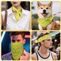 HOMIKLSA Foulard carré,Bandanas pour Hommes et Femmes, Pack de 12 Foulards Paisley, Bandanas Style Cowboy pour Mode et Accessoir