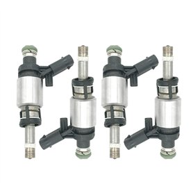 Germban 06H906036G Lot de 4 injecteurs de carburant compatibles avec les modèles EOS GTI A3 A4 A5 Q5 2.0L