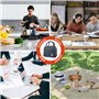 2 Pièces Sac Isotherme à Repas-Sac repas isotherme-6 L Lunch Bog avec Feuille d'Aluminium Isolée-Convient pour le Bureau et piqu
