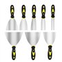 8 Pièces Couteau à Enduire - Spatules en Acier Inoxydable - Spatule Bricolage - Couteaux à Enduire avec Manche en Plastique (25/