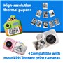 Papier thermique pour appareils photo instantanés pour enfants 25 Rouleaux Papier thermique pour Appareil Photo Enfant – Papier 
