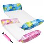 Lot de 2 hamacs à eau 4 en 1 avec filet et hamac gonflable de piscine – Hamac de piscine & hamac à eau